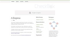 Desktop Screenshot of checkbox.com.br
